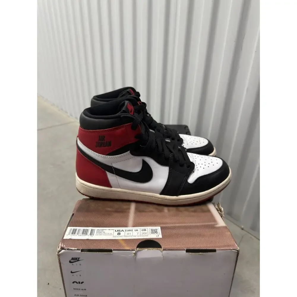 Nike Air Jordan 1 Black Toe Reimagined 2025 Size 8 Men's - DZ5485-106 Retro OG